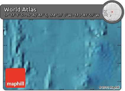 Satellite Map of the Area around 16° 59' 54" S, 174° 10' 30" W