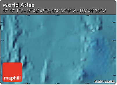 Satellite Map of the Area around 16° 59' 54" S, 174° 10' 30" W