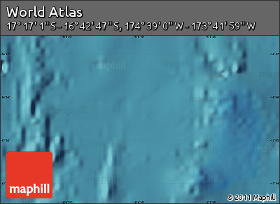Satellite Map of the Area around 16° 59' 54" S, 174° 10' 30" W