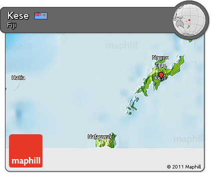 Physical 3D Map of Kese