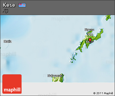 Physical 3D Map of Kese