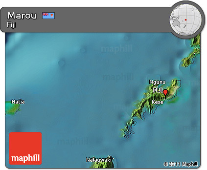 Satellite 3D Map of Marou