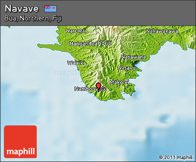 Physical 3D Map of Navave