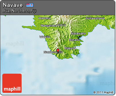 Physical 3D Map of Navave