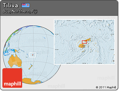 Political Location Map of Tiliva