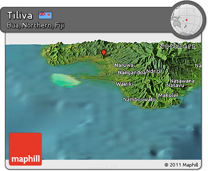 Satellite Panoramic Map of Tiliva