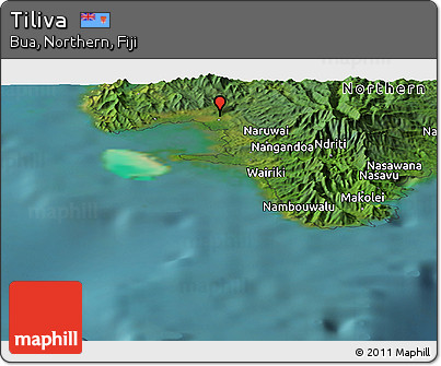 Satellite Panoramic Map of Tiliva