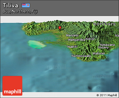 Satellite Panoramic Map of Tiliva