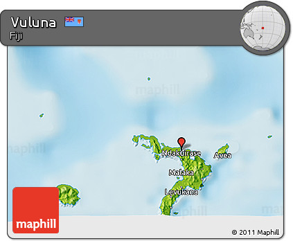 Physical 3D Map of Vuluna