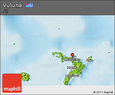 Physical 3D Map of Vuluna