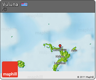 Physical 3D Map of Vuluna