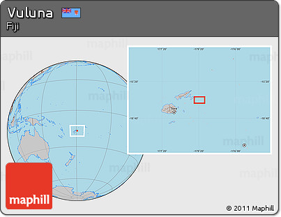 Gray Location Map of Vuluna