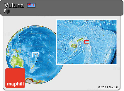 Physical Location Map of Vuluna