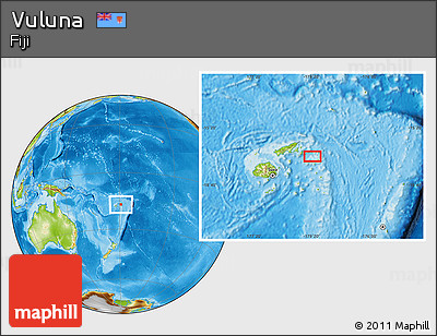 Physical Location Map of Vuluna