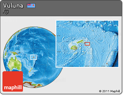 Physical Location Map of Vuluna
