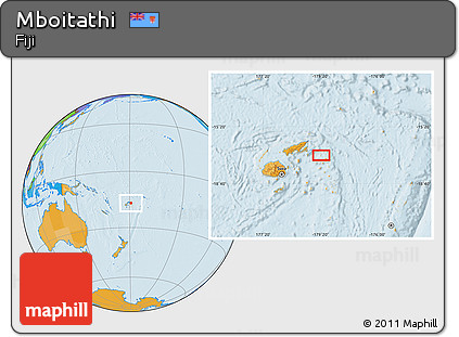 Political Location Map of Mboitathi