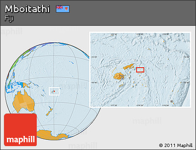 Political Location Map of Mboitathi
