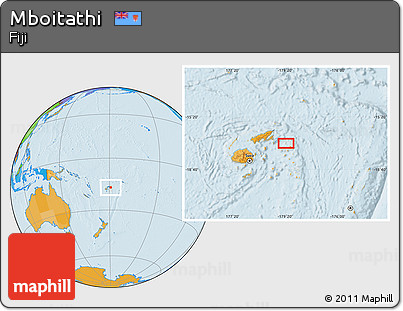 Political Location Map of Mboitathi
