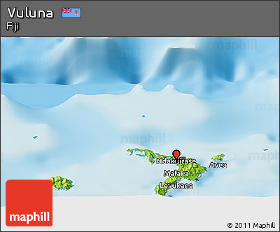 Physical Panoramic Map of Vuluna