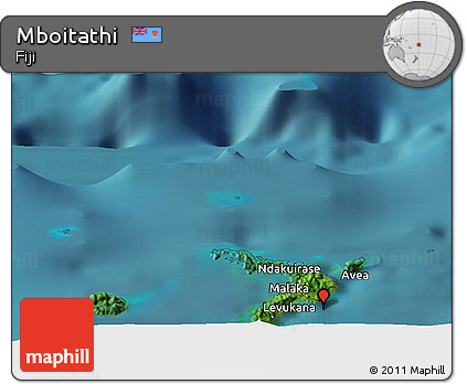 Satellite Panoramic Map of Mboitathi