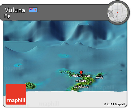 Satellite Panoramic Map of Vuluna