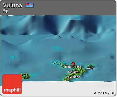 Satellite Panoramic Map of Vuluna