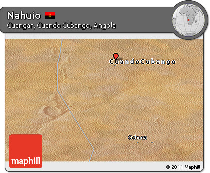 Satellite Panoramic Map of Nahuio