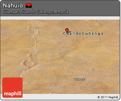 Satellite Panoramic Map of Nahuio