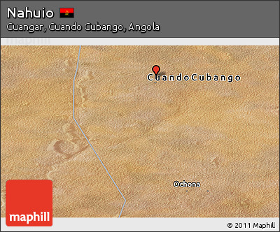 Satellite Panoramic Map of Nahuio