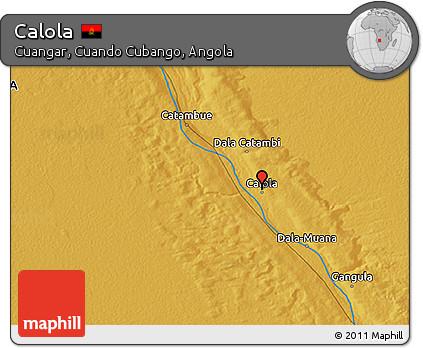 Physical 3D Map of Calola