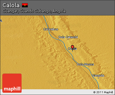 Physical 3D Map of Calola