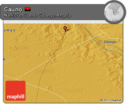 Physical 3D Map of Cauno
