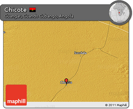 Physical 3D Map of Chicote