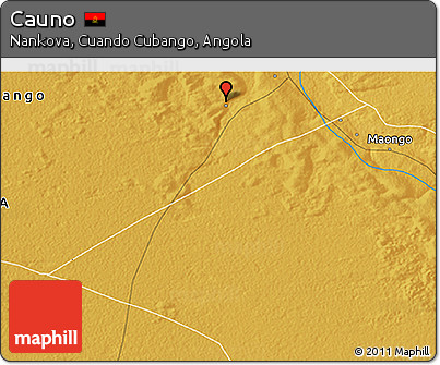 Physical 3D Map of Cauno