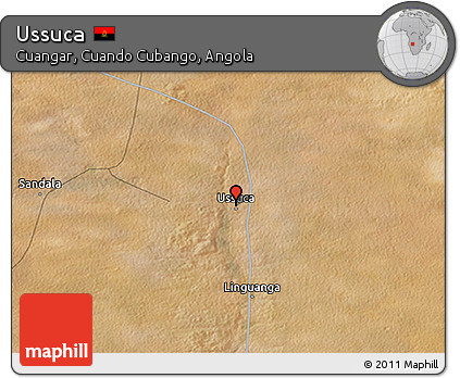 Satellite 3D Map of Ussuca
