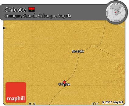Physical Map of Chicote