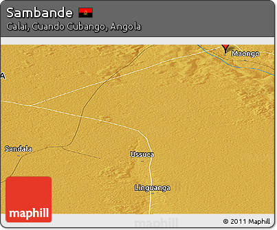 Physical Panoramic Map of Sambande