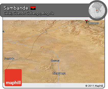 Satellite Panoramic Map of Sambande