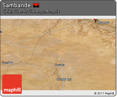 Satellite Panoramic Map of Sambande