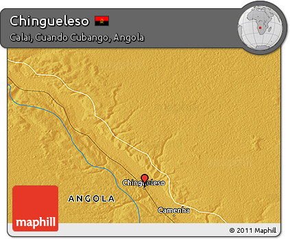 Physical 3D Map of Chingueleso