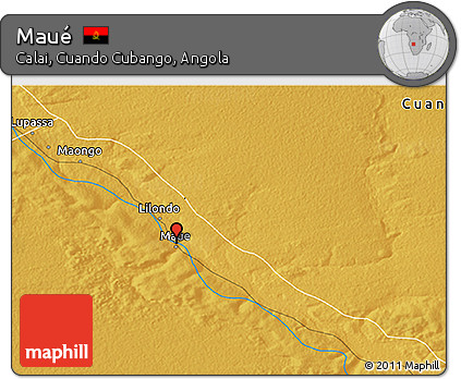 Physical 3D Map of Maué