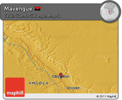 Physical 3D Map of Mavengue