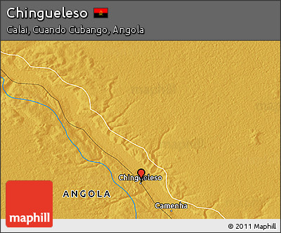 Physical 3D Map of Chingueleso