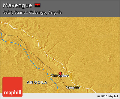 Physical 3D Map of Mavengue
