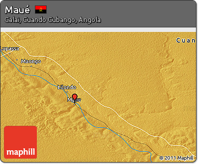 Physical 3D Map of Maué