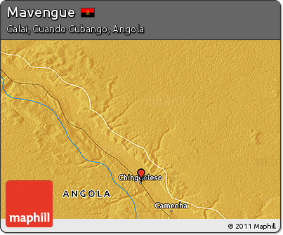 Physical 3D Map of Mavengue