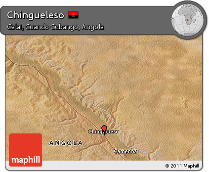 Satellite 3D Map of Chingueleso