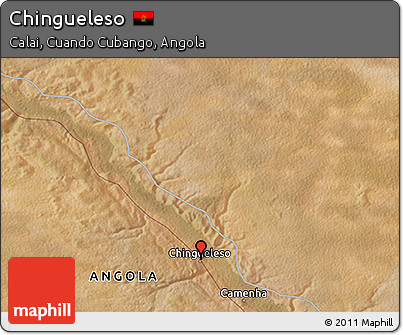 Satellite 3D Map of Chingueleso
