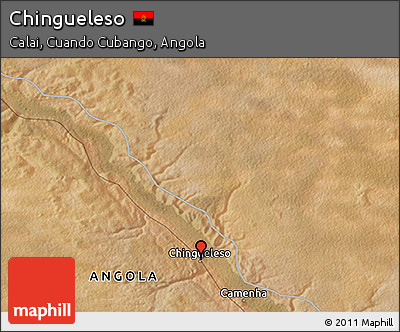 Satellite 3D Map of Chingueleso