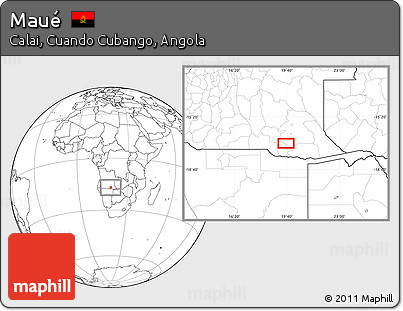 Blank Location Map of Maué